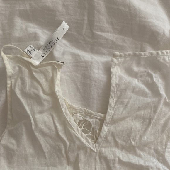 Seafolly linen summer top/swim cover - Picture 4 of 4